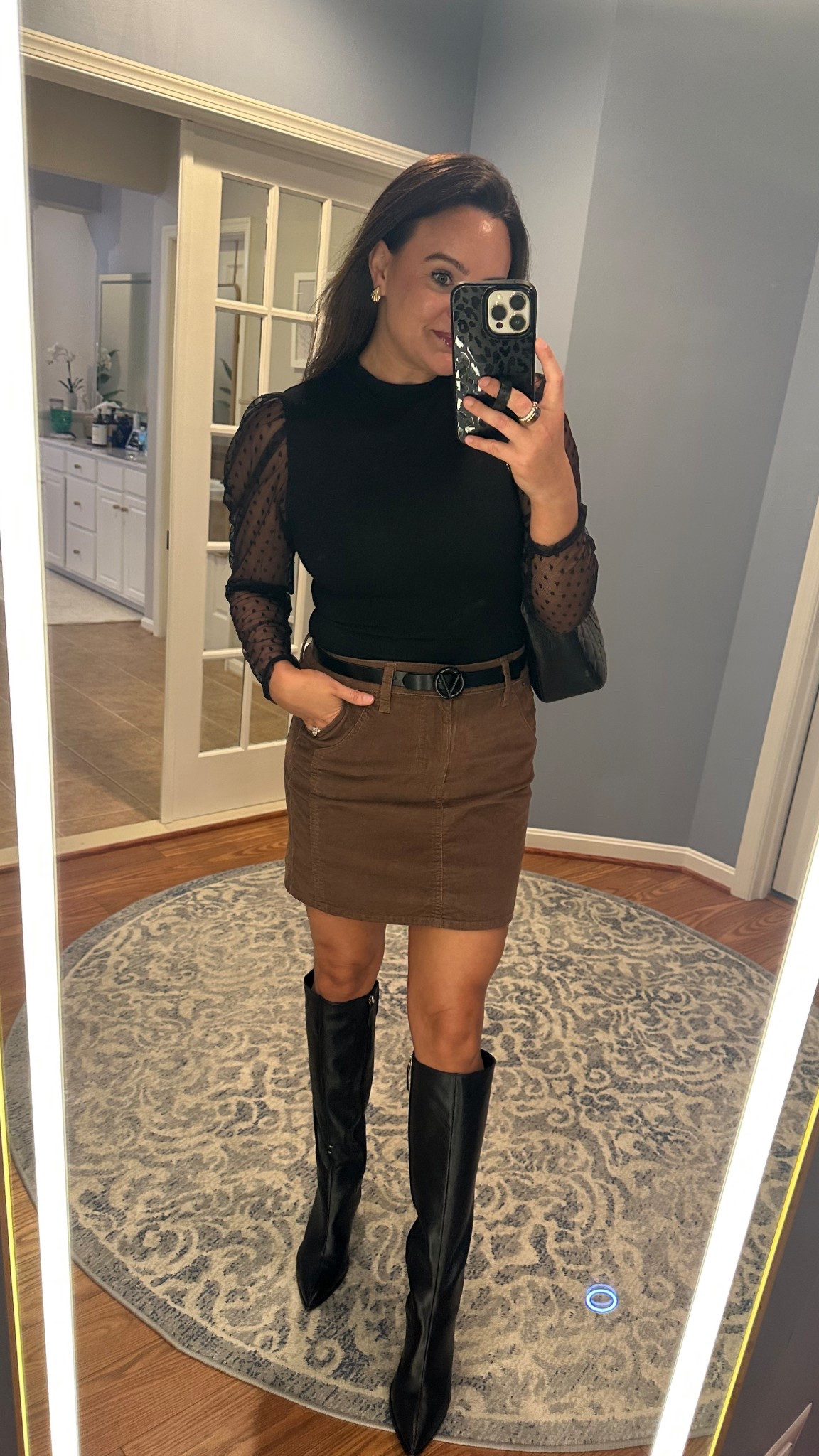 Have a feeling I’ll be getting lots of use of this corduroy skirt this Fall!

I took a medium in the bodysuit and 6 in the skirt 

#LTKSeasonal #LTKFindsUnder50 #LTKSaleAlert