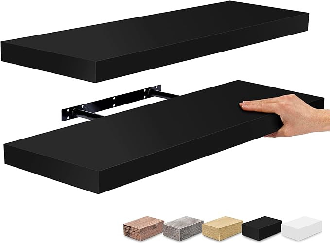 Sorbus Floating Shelves, Wall Shelves for Bedroom, Kitchen, Living Room, Bathroom Shelves Over Th... | Amazon (US)