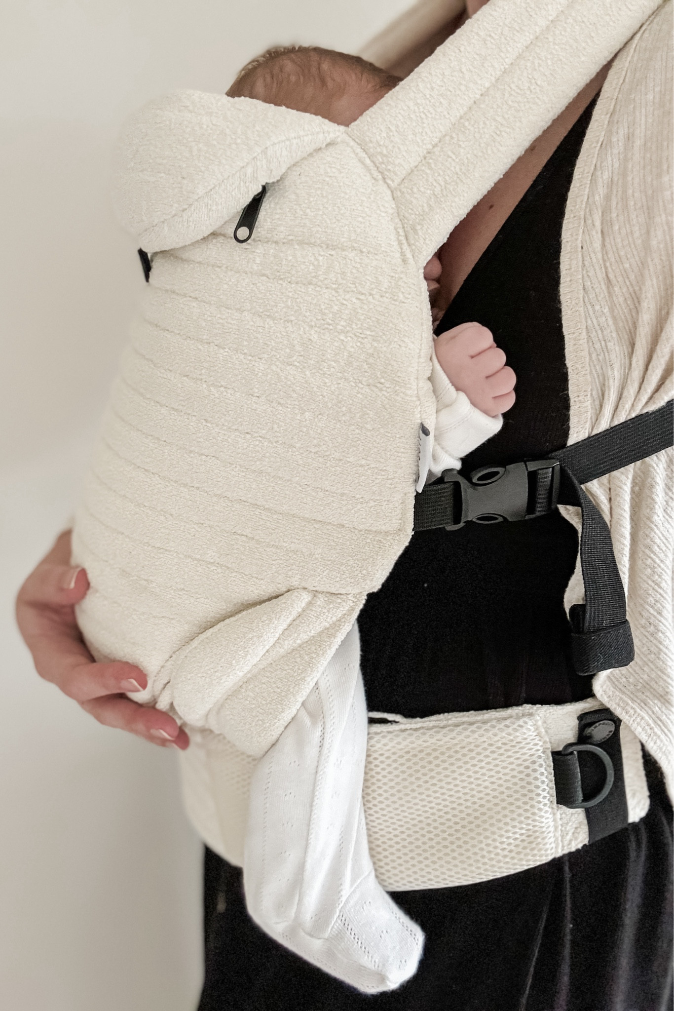 I’m doing a LOT more baby-wearing with my second baby because I need to be hands-free while I chase my toddler around. 🤪 Chloe is a big fan (and I have to say, I don’t mind the constant cuddles 🥹)!

I love the light, neutral color that will “work with” any outfit, the nubby texture of the fabric, the comfort of the fit, AND the fact that it’s machine washable!

#LTKBump #LTKBaby