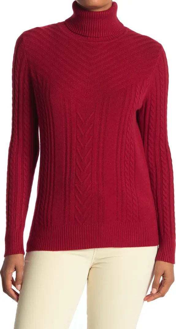 PATRIZIA LUCA Textured Turtleneck Sweater | Nordstromrack | Nordstrom Rack
