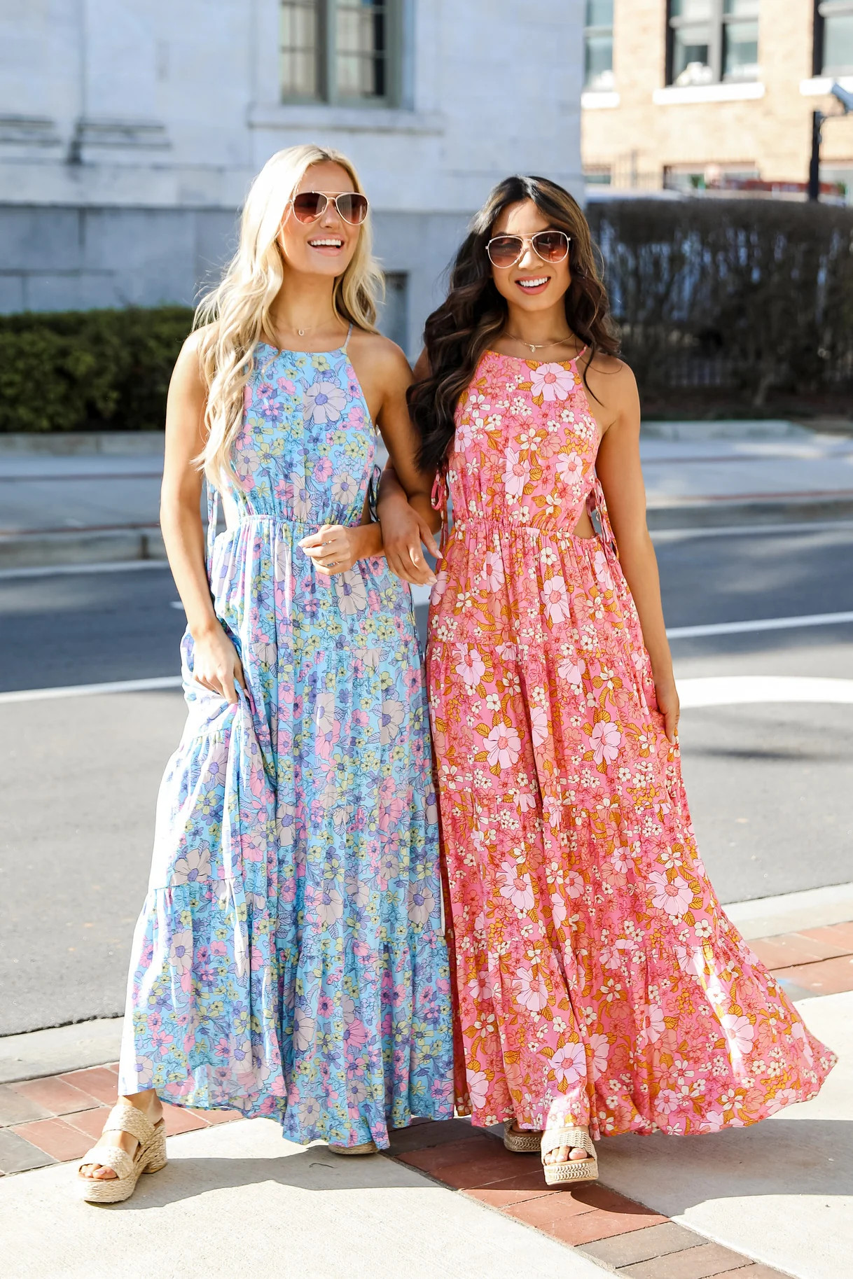 Blooming Bliss Floral Maxi Dress | Dress Up