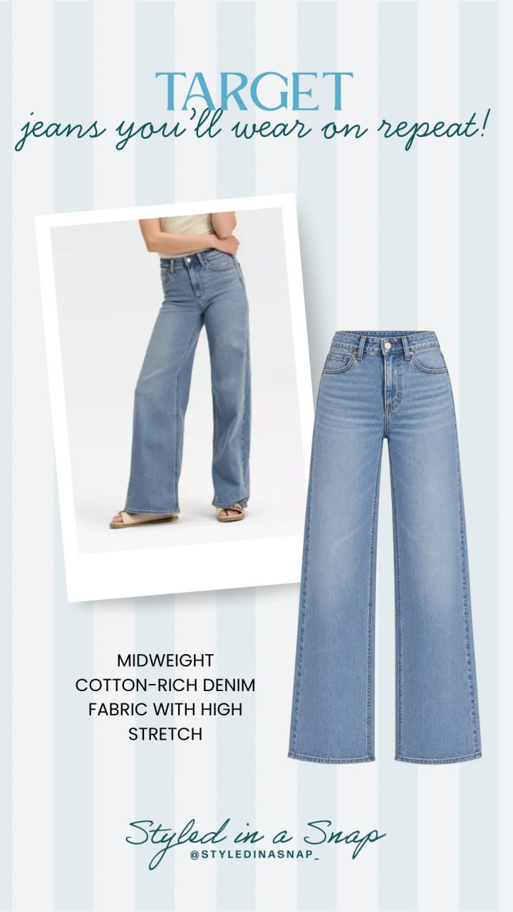 Target jeans you’ll want to wear on repeat 🤍 Easy, comfy, and perfect for everyday outfits.

// Target Jeans, Target Jeans Women, Target Fall Fashion, Target Fashion Finds 

 #LTKgrwm #LTKootd #LTKSeasonal