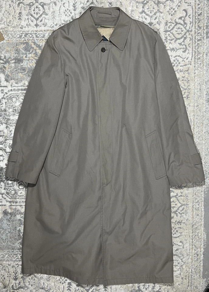 Vintage Christian Dior Monsieur Classic Wool Lined Trench Coat - 42L  | eBay | eBay US