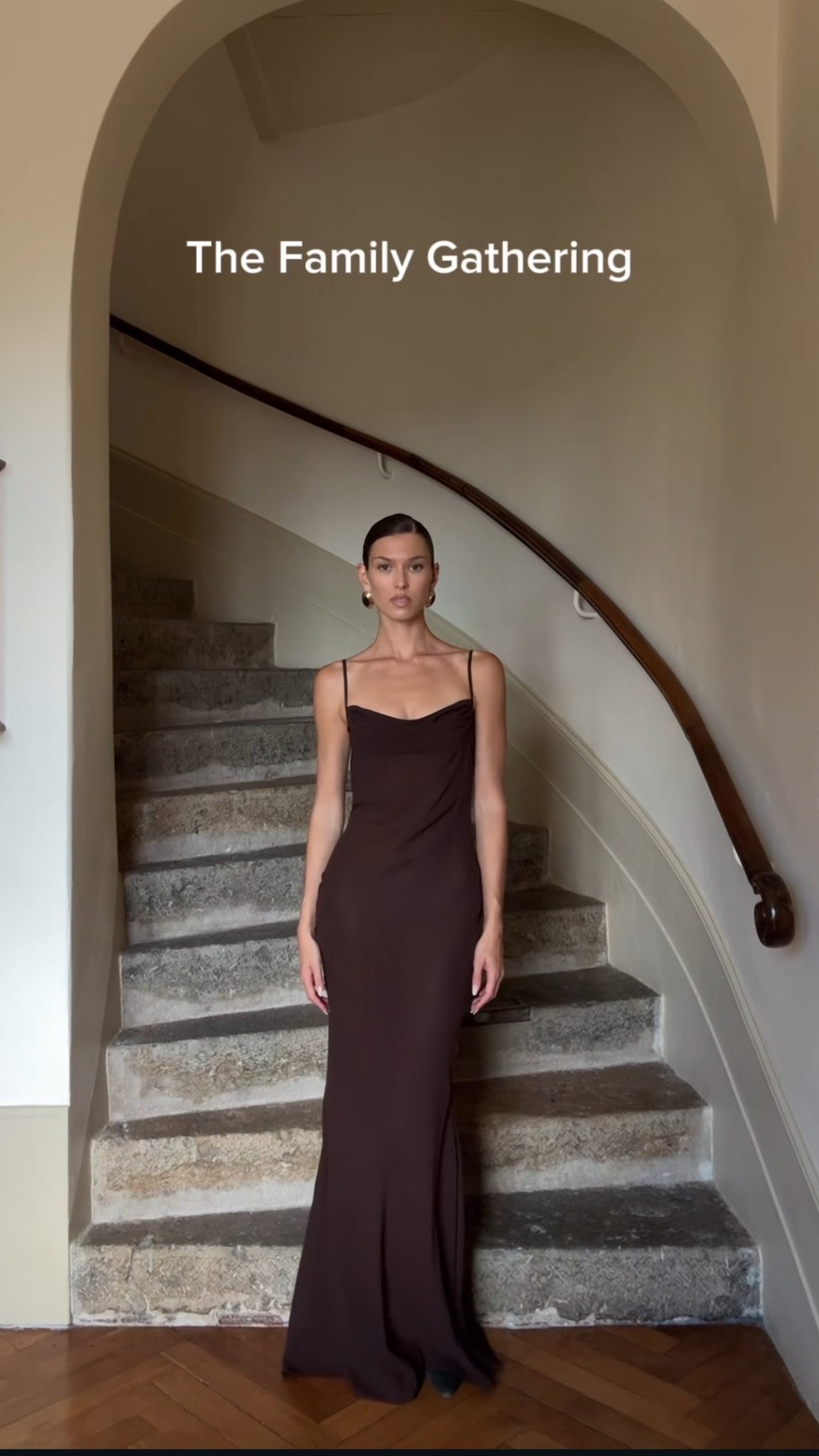 Brown spaghetti strap dress 🤎

#LTKstyletip #LTKautumn #LTKdresses