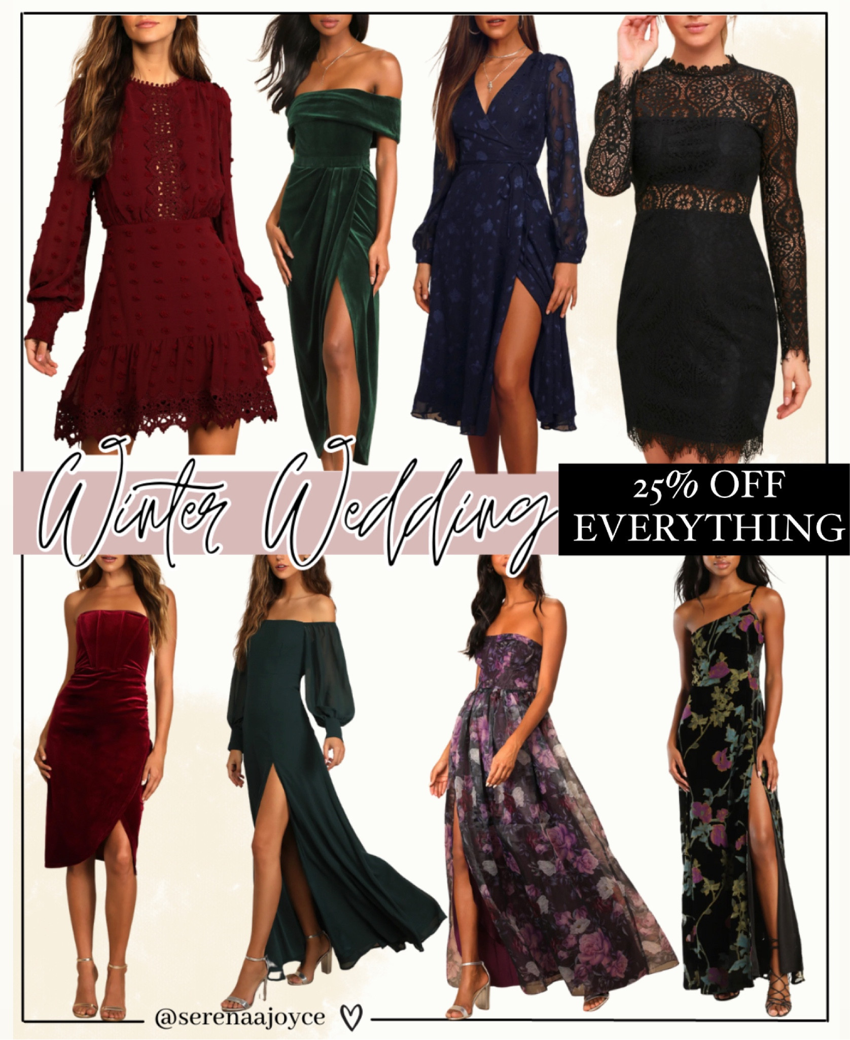 Winter wedding guest dresses and holiday dresses on sale for cyber week

#weddingguestdress #weddingguestdresses #LTKsalealert #LTKunder100

#LTKHoliday #LTKSeasonal #LTKCyberweek