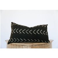 14X24 Authentic African Mudcloth Lumbar Pillow Cover | Etsy (US)