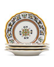 Made In Italy Set Of 4 Ricco Deruta Salad Plates | TJ Maxx
