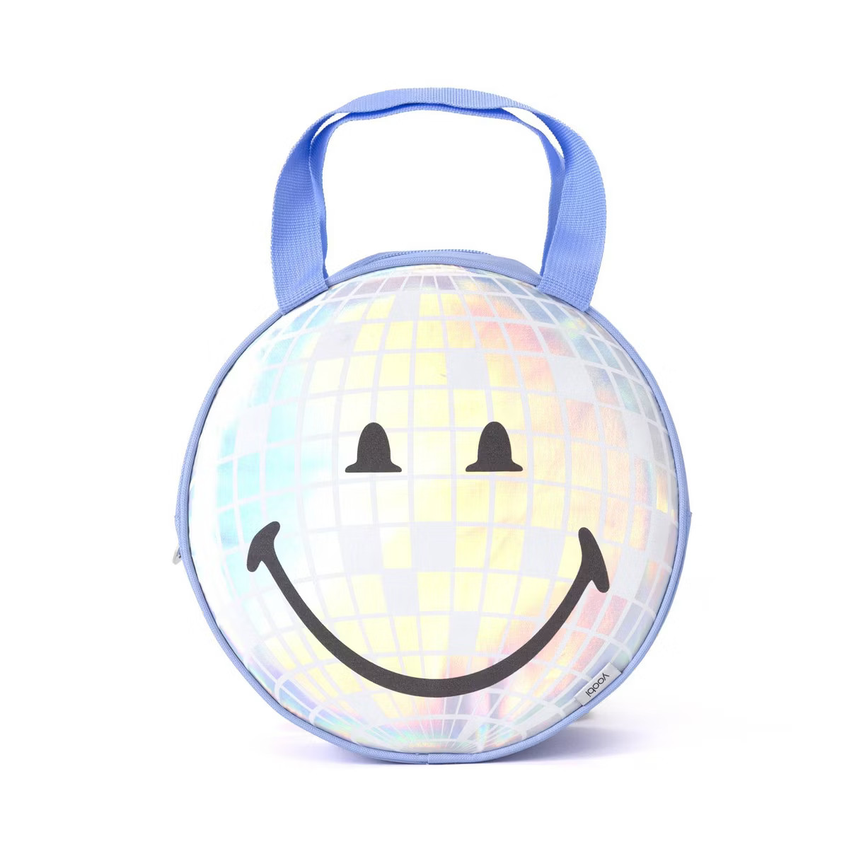 Yoobi SmileyWorld Round Disco Ball Lunch Tote - Blue | Target