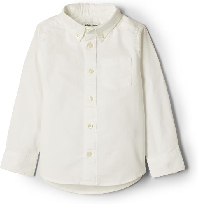 Amazon Essentials x Sofia Grainge Toddlers and Baby Boys' Stretch Oxford Collar Shirt | Amazon (US)