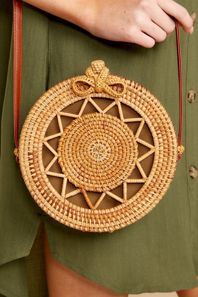 Love More Round Bag | Red Dress 