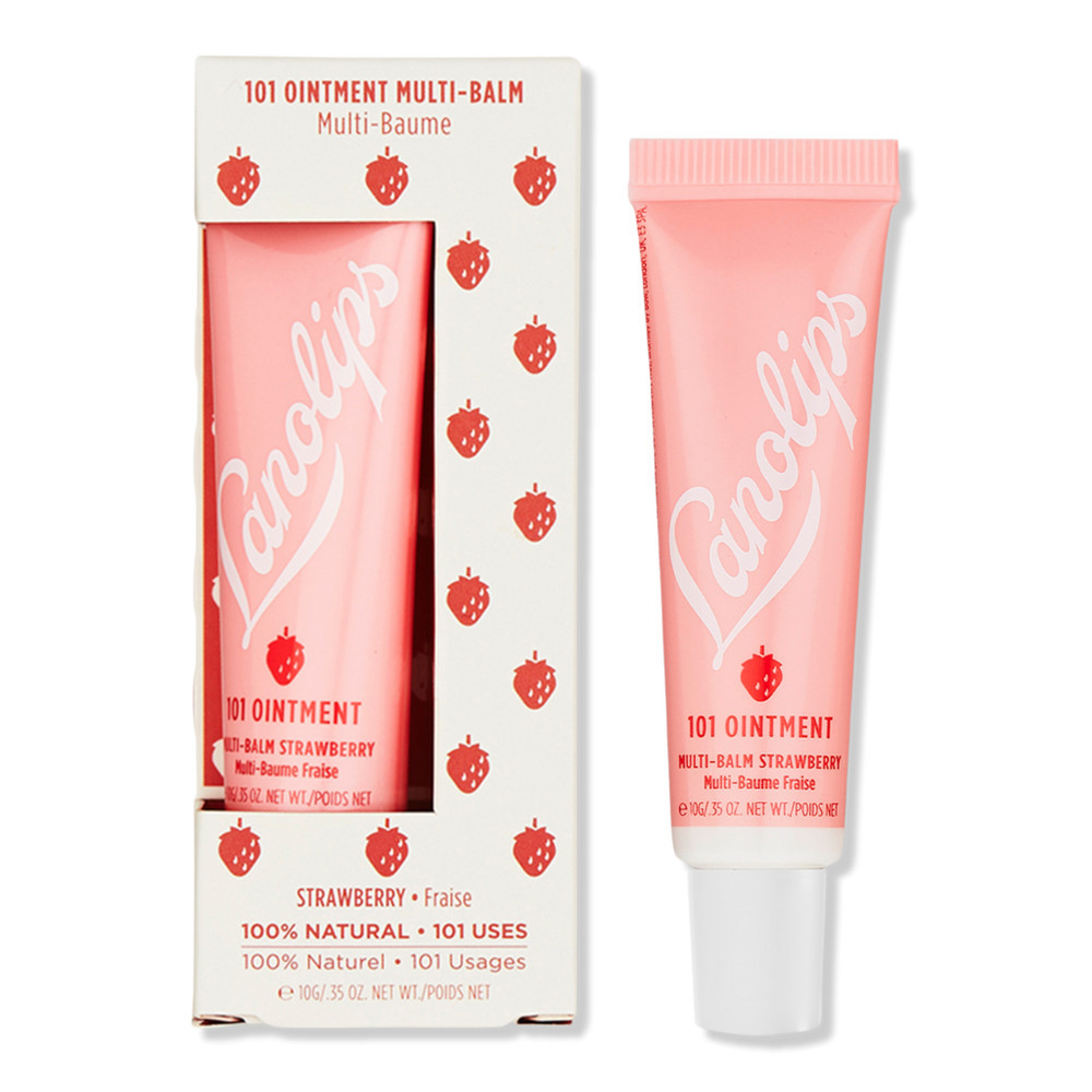 Lanolips Strawberry 101 Ointment Multi-Balm - Dry Lips Treatment | Ulta