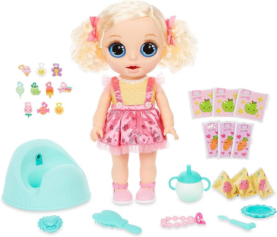 Baby Born Surprise Magic Potty Surprise Doll Blue Eyes with 30 + Magical Surprises | Doll Pees Gl... | Amazon (US)