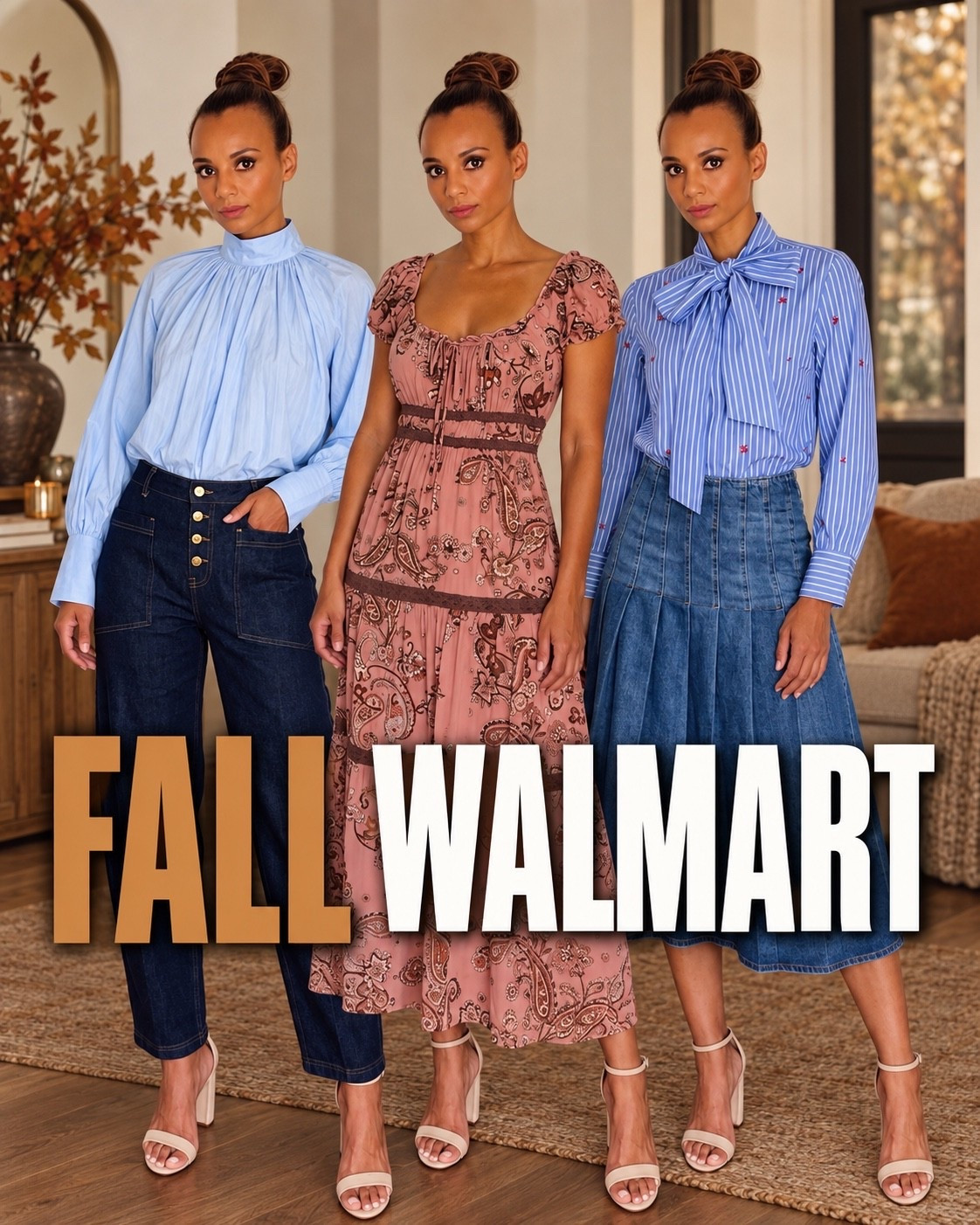 Fall Walmart finds that look way more expensive than they are 🤎 From polished denim to an easy statement dress, these pieces are perfect for work, brunch, and everything in between. Which look is your favorite—1, 2, or 3?

#WalmartFashion #WalmartFinds #FallFashion #FallOutfits #AffordableStyle #WorkwearStyle #LTKStyle #LTKFashion
@Walmart