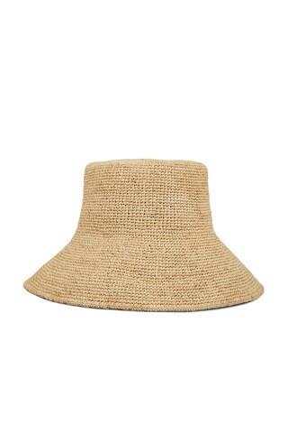 Jenni Kayne Crochet Raffia Sun Hat in Neutral | FWRD 