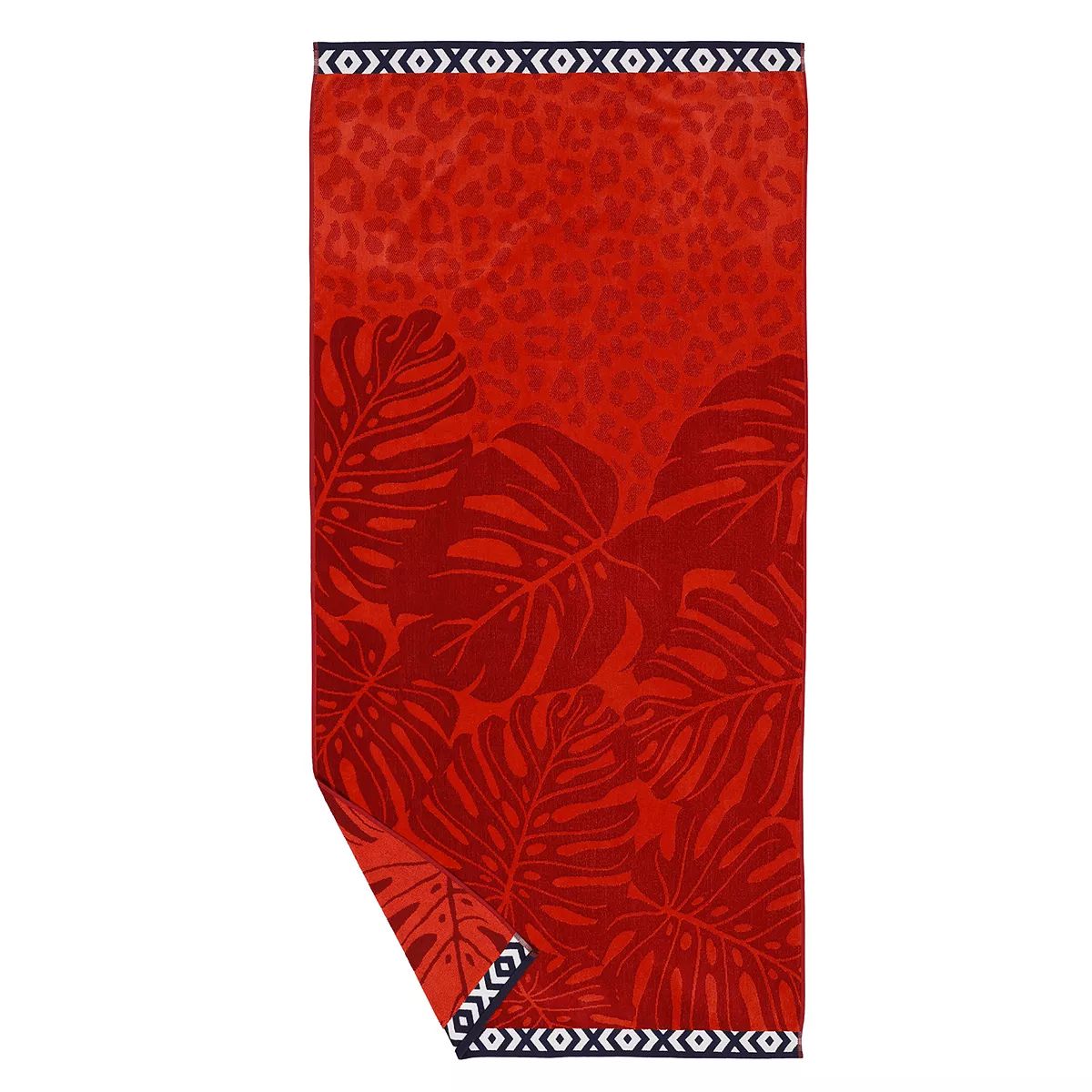 The Big One® Woven Palms Oversized XL Beach Towel | Kohl's