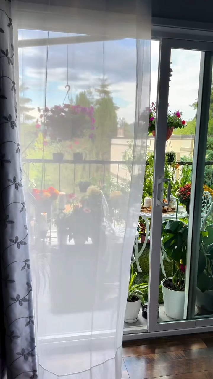 Proof that small balconies can look so pretty when there are many plants 🥰🥰 
PS: All plants are real