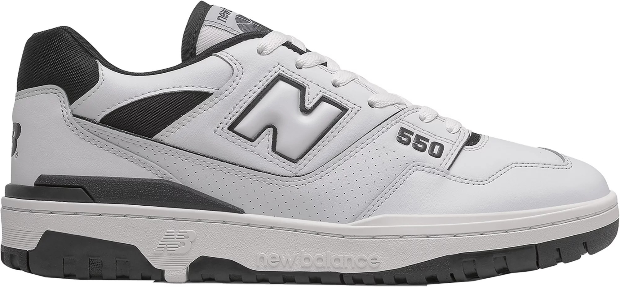 New Balance 550 Shoes, Men's, M14/W15.5, White/Black | DICK'S Sporting Goods