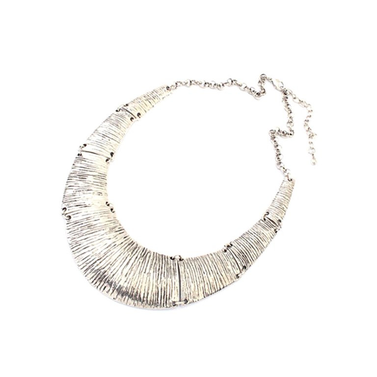 Novadab Vintage Broad Stipe-imbibed Statement Necklace | Walmart (US)