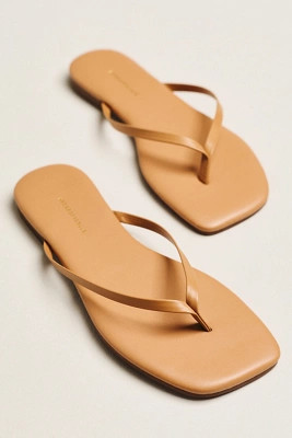 By Anthropologie Square-Toe Flip-Flops | Anthropologie (US)