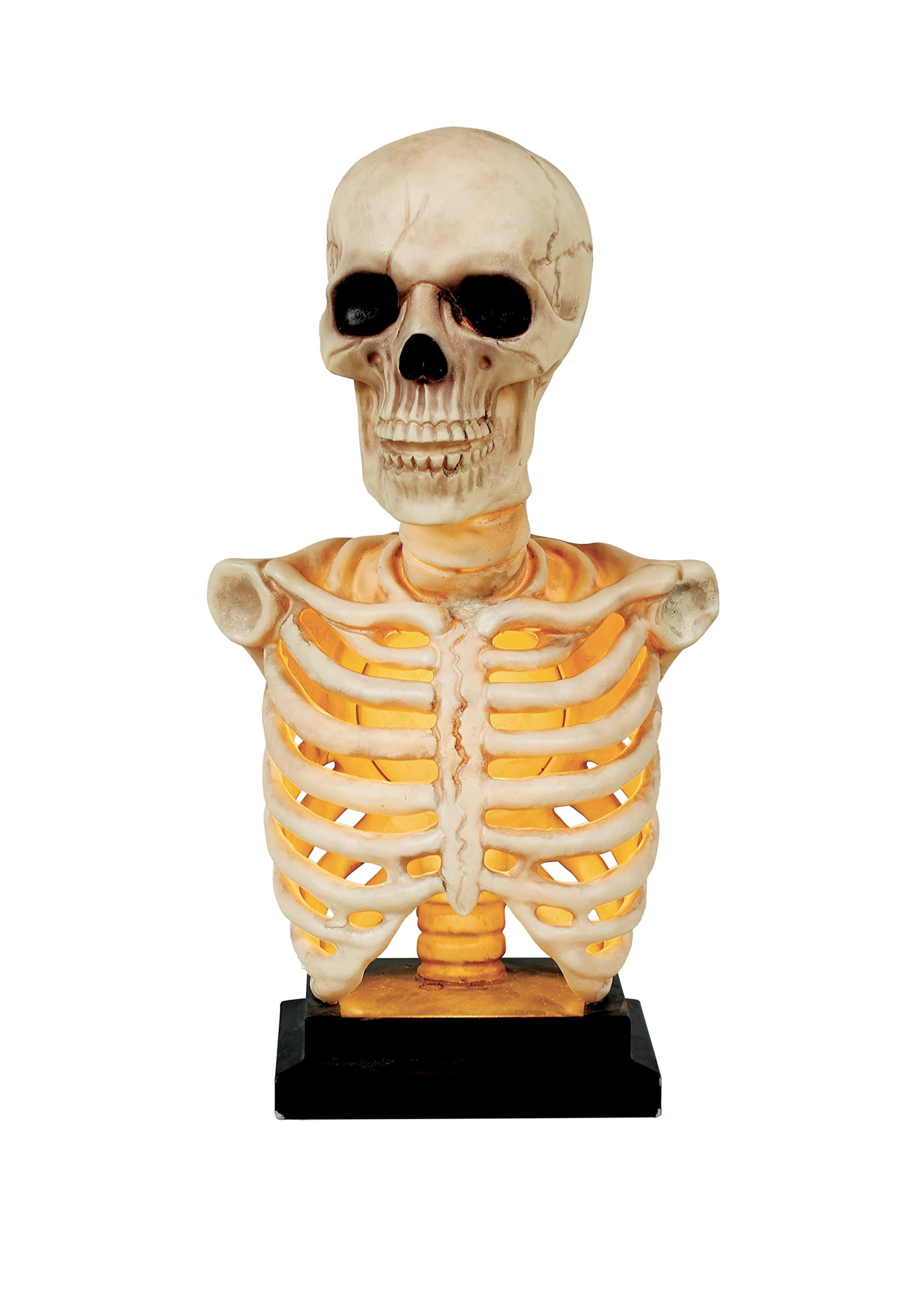Crazy Bonez Skeleton Bust Statue with Light and Sound, 16" Tall | Amazon (US)