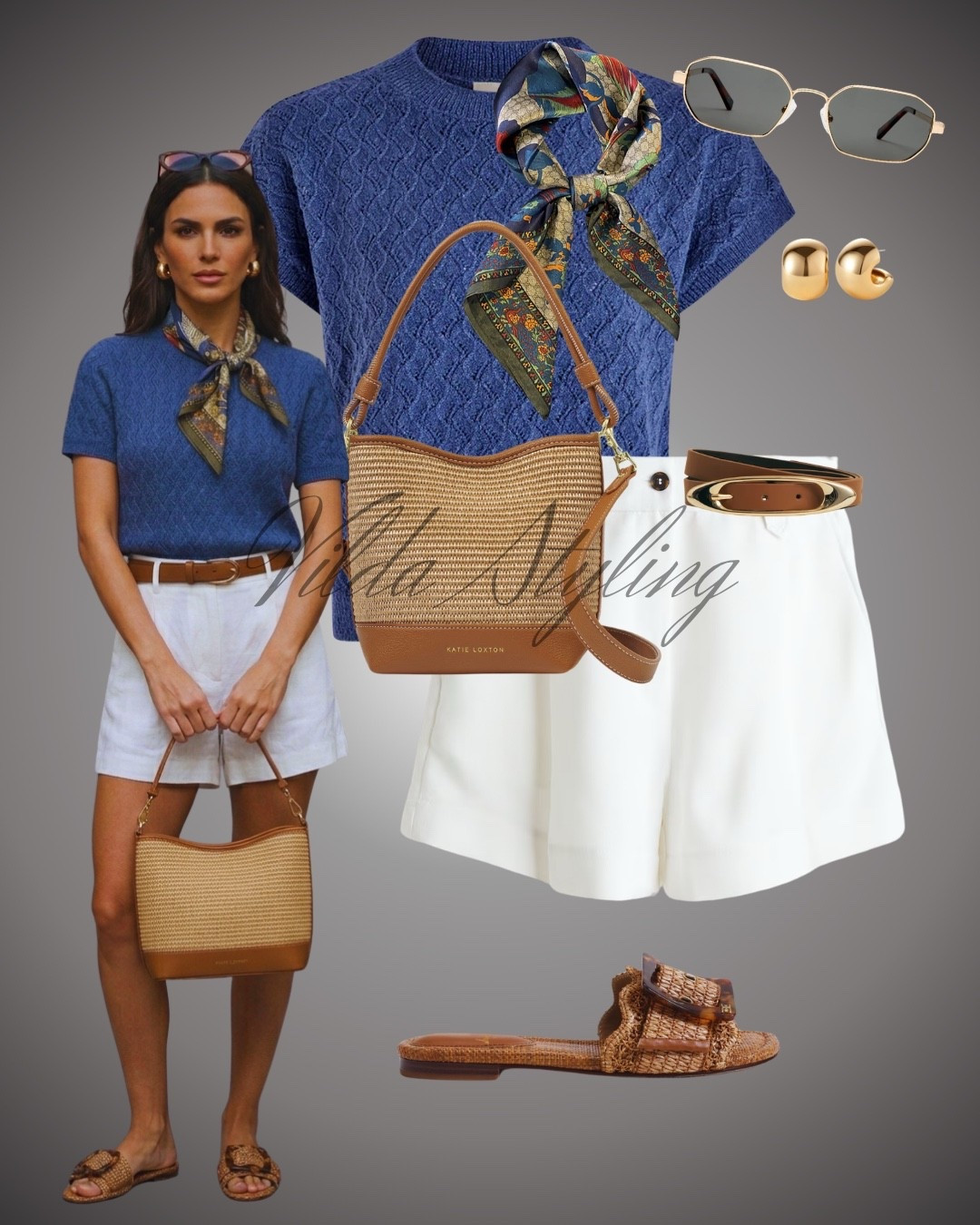 Chic & Classic✨
Effortlessly elegant for those warm sunny days. ☀️ There’s nothing quite like the combination of rich blue, crisp white linen, and woven textures to bring that timeless, high-summer feeling.
#SummerStyle #ClassicChic #OOTD #ResortWear #VildaStyling

#LTKspring #LTKsummer #LTKeurope