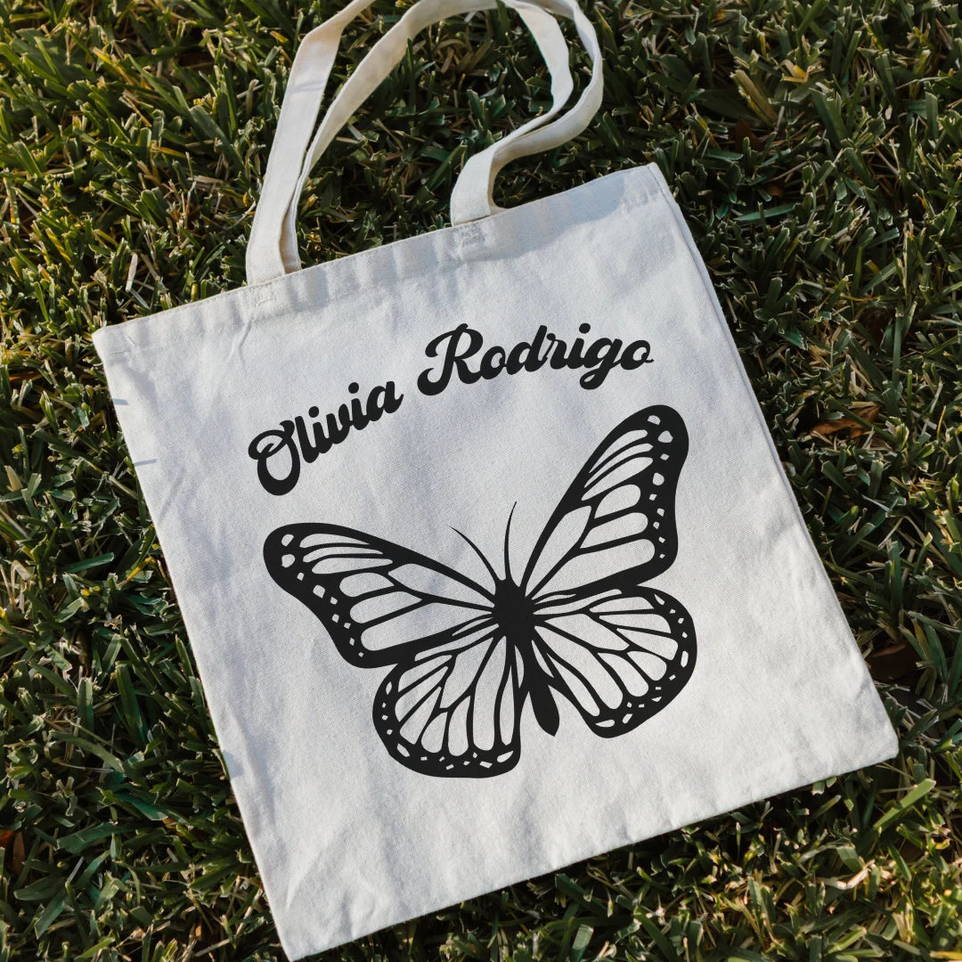 Olivia Butterfly Tote Bag Einkaufstasche Canvas Album - Etsy | Etsy (US)