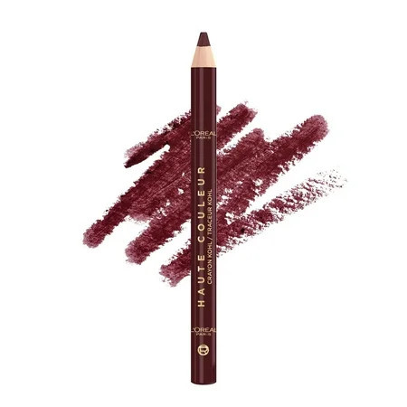 L Oreal Paris Haute Couleur Kohl Pencil Eyeliner Makeup Burgundy Cashmere 150 0.03 oz | Walmart (US)