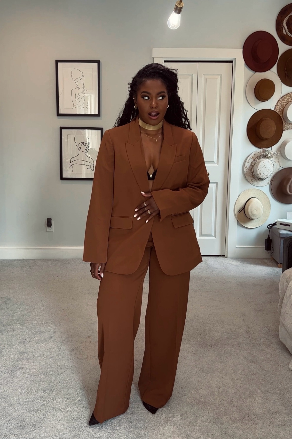 The suit of my dreams 
Blazer: Large
Pants: 8 


#LTKMidsize #LTKStyleTip #LTKFindsUnder50