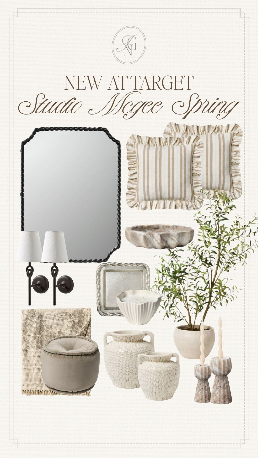 Studio McGee spring launches 12.28 🤍
Furniture, decor, and timeless pieces for a spring home refresh.

#studiomcgee #springhomedecor #targethome #homeinspo #modernorganic #homedecor #springrefresh #target #targetfinds

#LTKSeasonal #LTKHome #LTKFindsUnder50