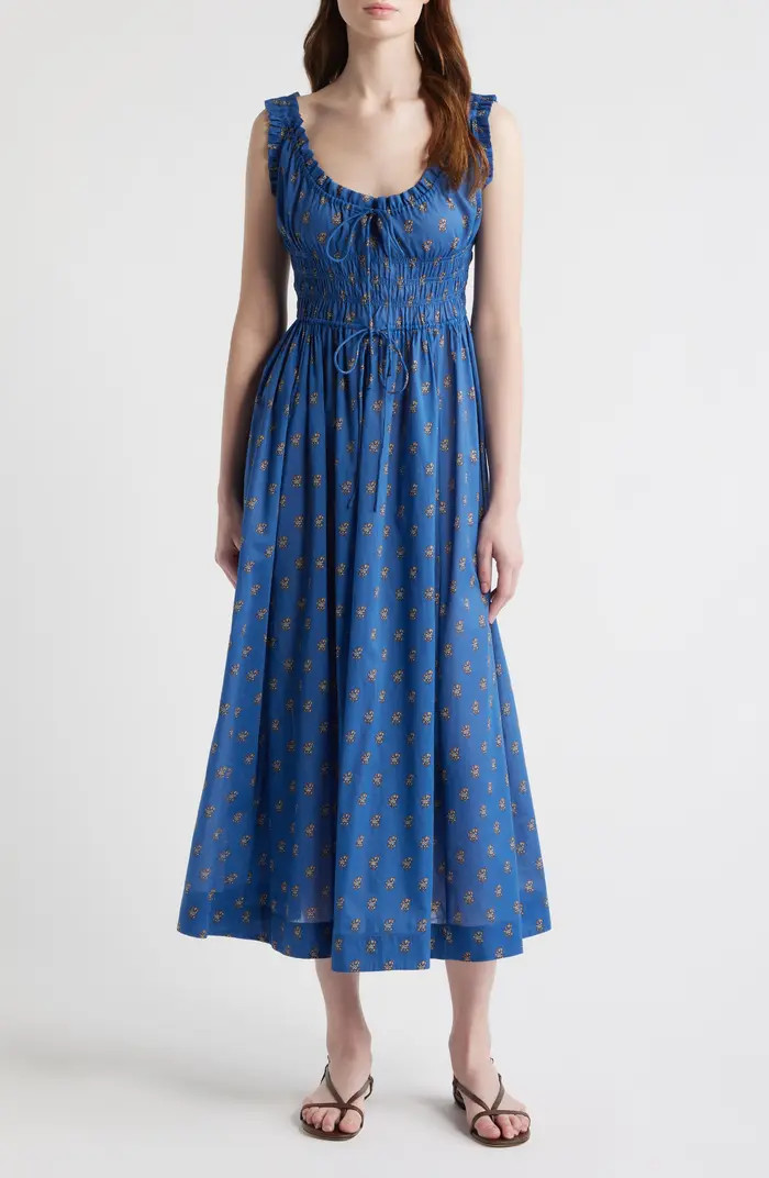 D\u00d4EN Emmaretta Sleeveless Tie Waist Maxi Dress | Nordstrom | Nordstrom