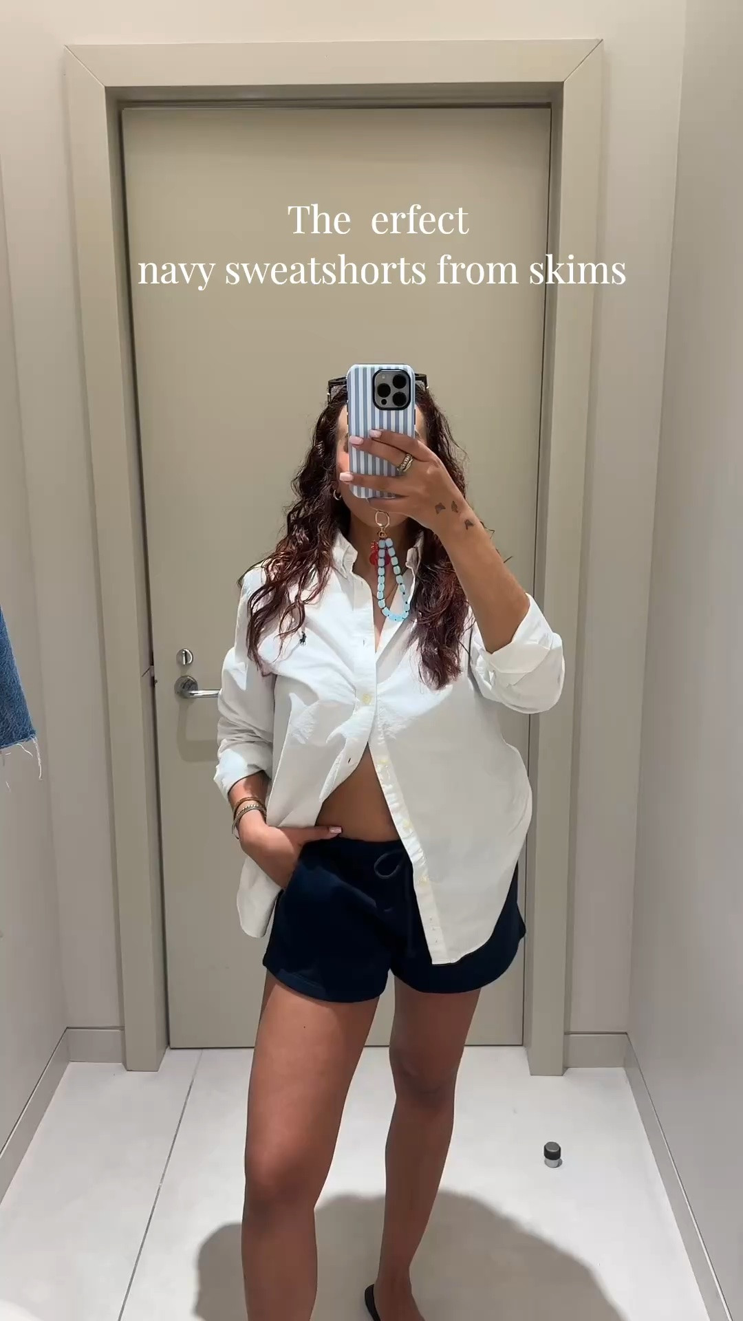 The perfect navy sweat shorts from skims

Wearing size small
Wearing size small in men’s Ralph Lauren button down

#LTKgrwm #LTKootd #LTKdayinmylife