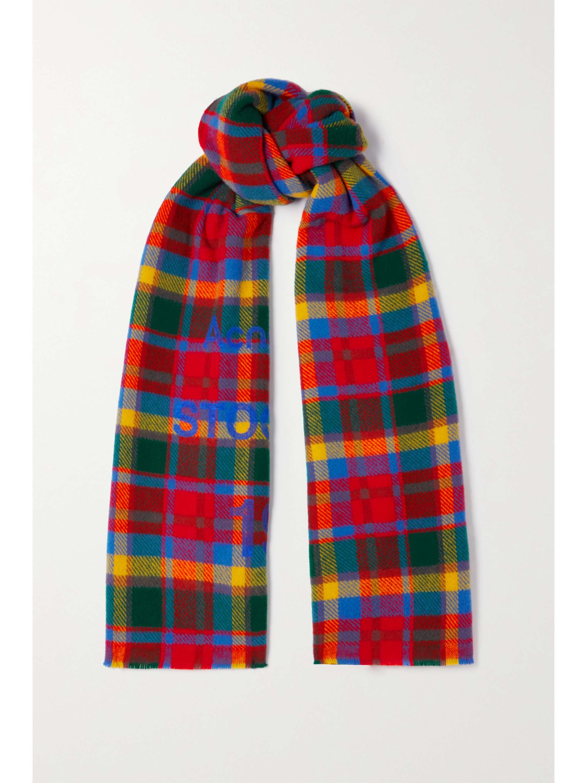 Cassiar printed tartan wool scarf | NET-A-PORTER (US)