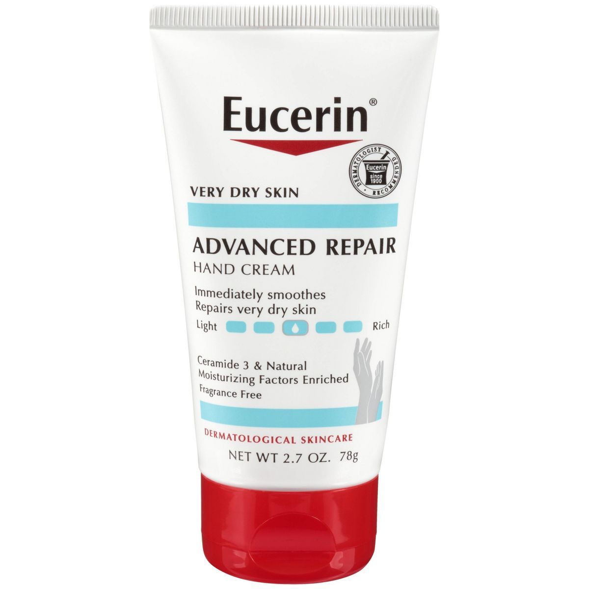 Eucerin Advanced Repair Hand Cream Unscented - 2.7oz/1ct | Target