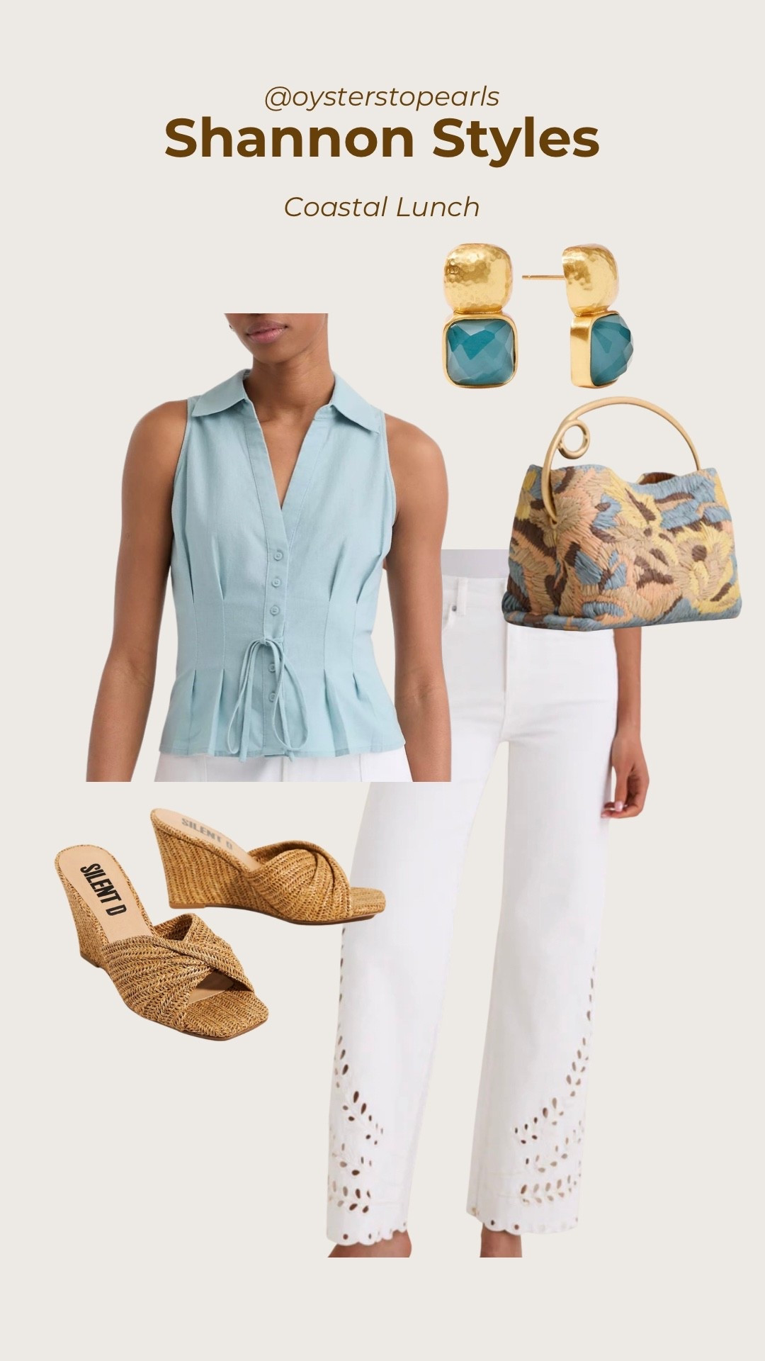 Coastal Brunch 💙🌸 #springfit #coastalbrunch #comfychic 

#LTKgrwm #LTKootd #LTKSeasonal