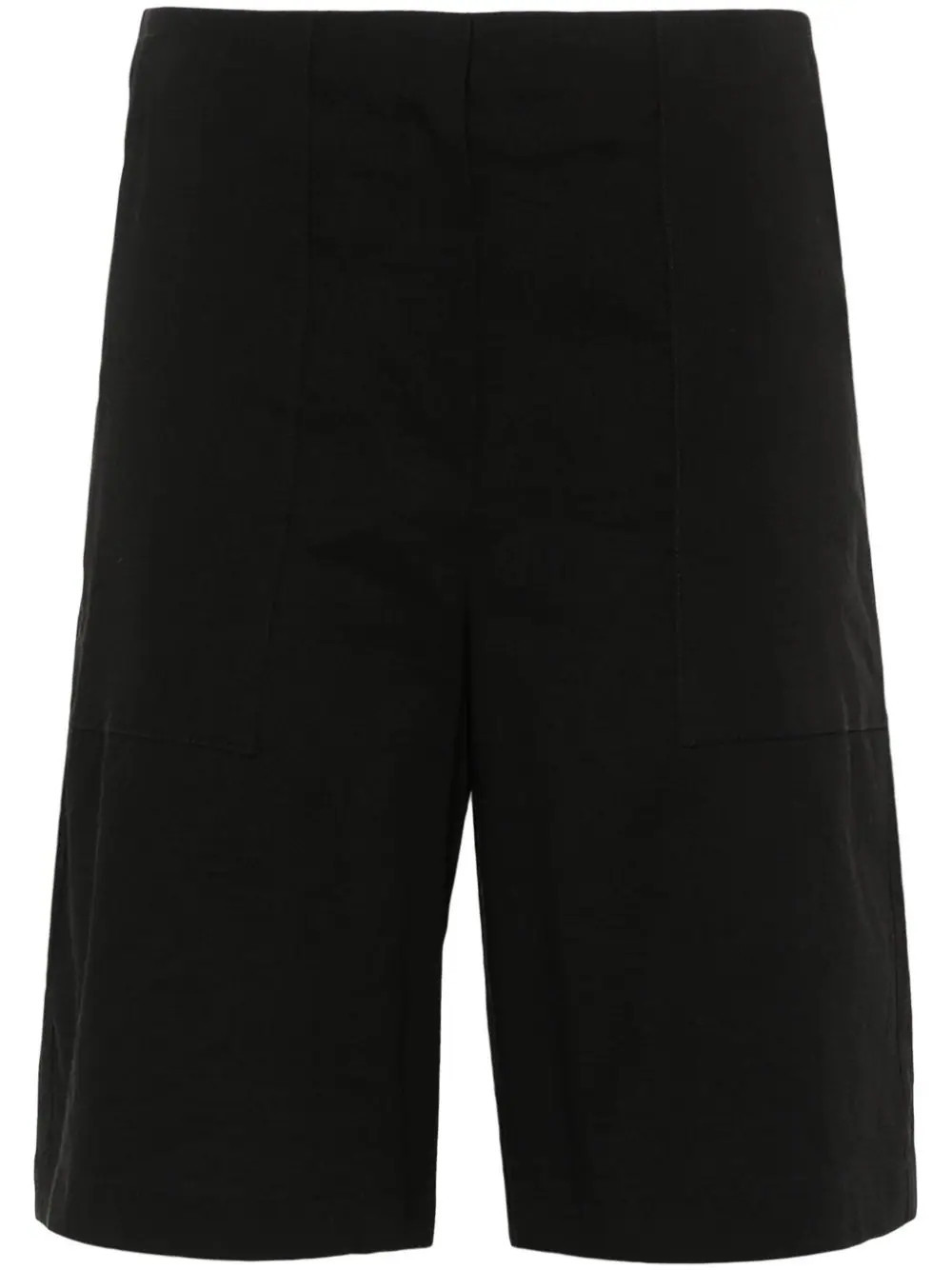 Theory - Bermuda de alfaiataria - mulher - Viscose/linho/Elastano - 8 - Preto | Farfetch (BR)