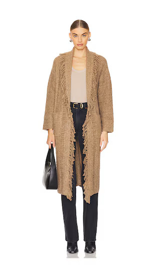 Altura Long Cardigan in Toffee | Revolve Clothing (Global)
