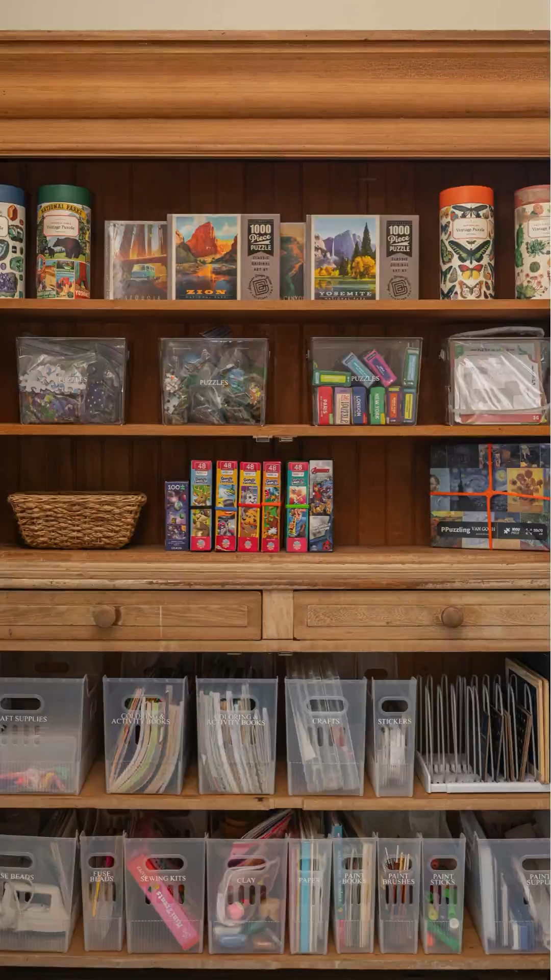 Kid spaces need organization, too! Our Cedar & Oak Home Tour shows how an organized space can be beautiful AND functional 💫 

#LTKHome #LTKKids #LTKFindsUnder50