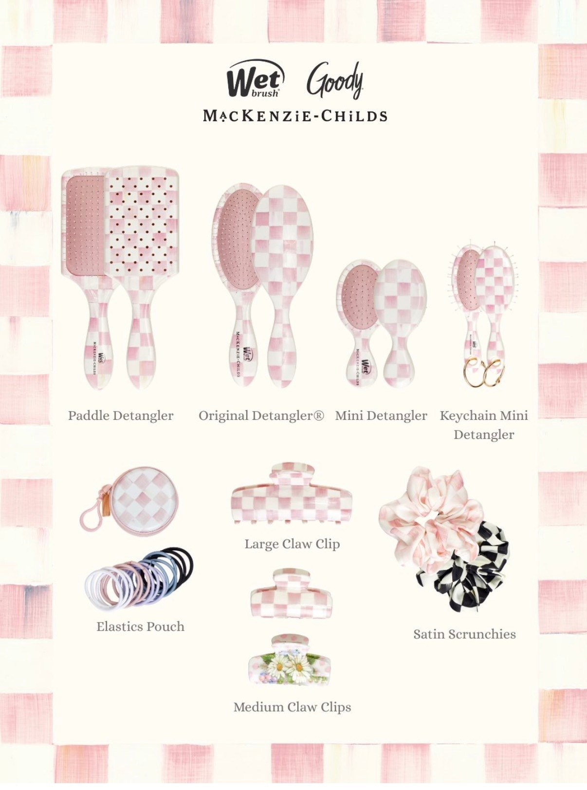 This collab is live and selling fast!!Target X Mackenzie Childs, designer collab, look for less, pink check, wet brush, 

#LTKselfcare #LTKmomlife #LTKBeauty