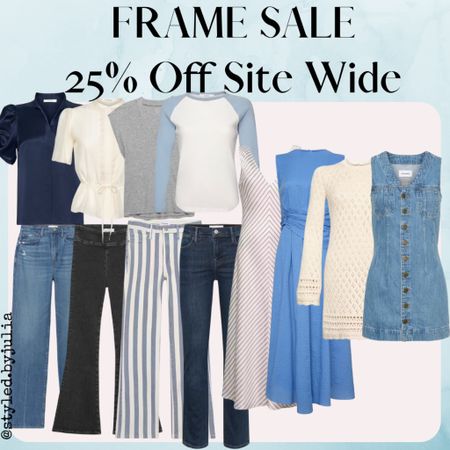 Elevated basics sale finds spring outfits summer dress silk tops great fitting jeans flare jeans 

I love everything I have purchased from FRAME. Their clothes fit my postpartum body great but look awesome on all body types! 

#LTKsalealert #LTKmidsize #LTKover40
