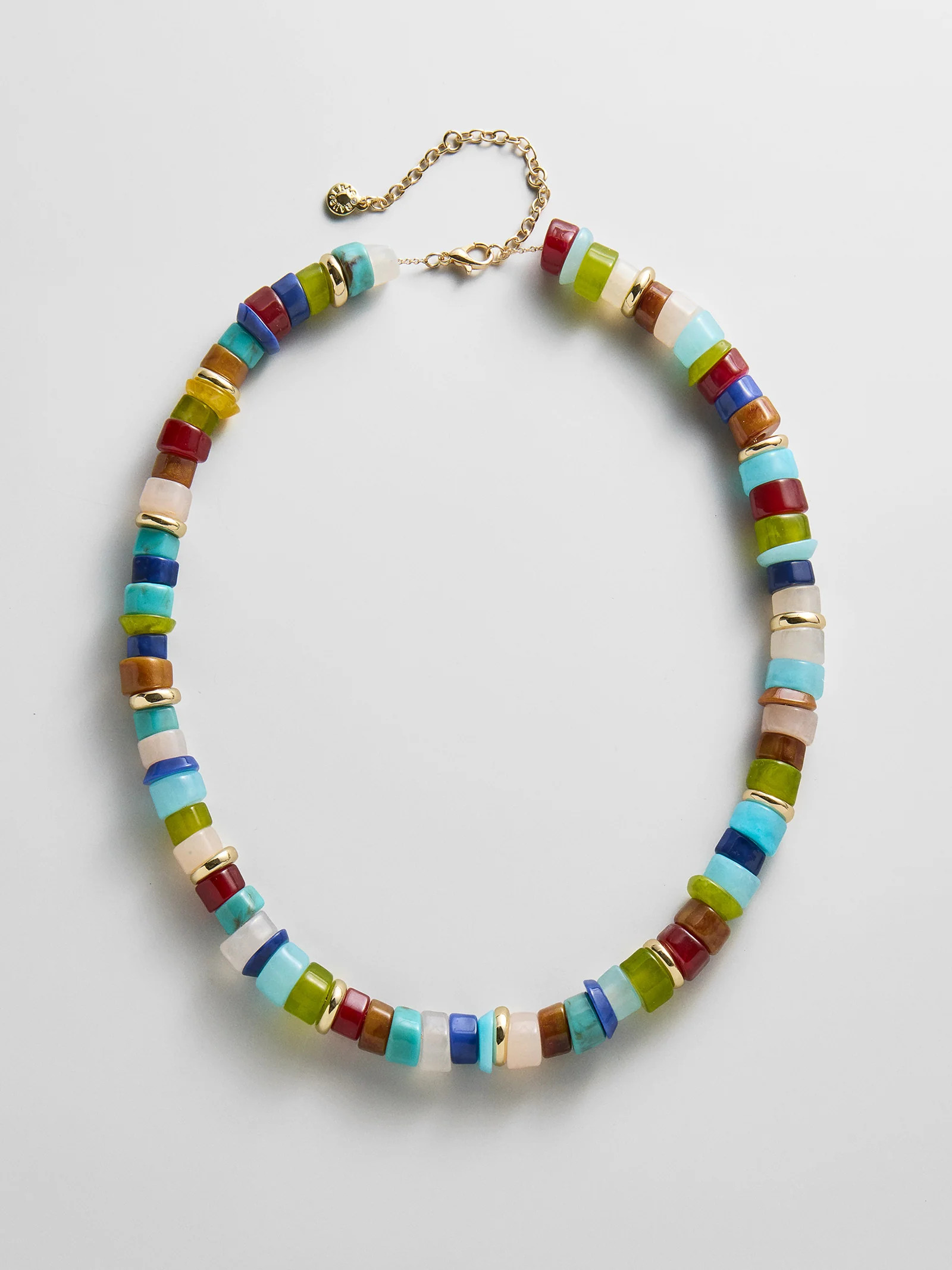 Jennifer Rondelle Beaded Necklace - Dark Multi Bead | BaubleBar
