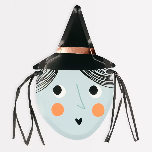 Meri Meri Witch Plates (Pack of 8) | Target