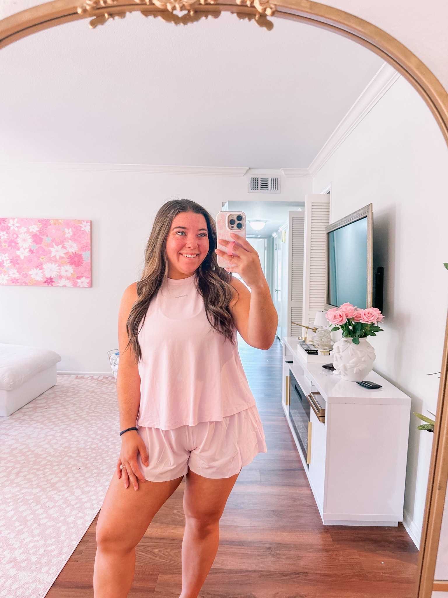 I’m not typically one to splurge on activewear but since it’s all I’ve been wearing lately, I got these cutie pink pieces that are just adorable! Wearing L in both! 

#LTKActive #LTKStyleTip #LTKFindsUnder100