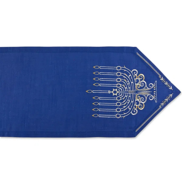 Huntsberry Rectangle Hanukkah Polyester Table Runner | Wayfair North America