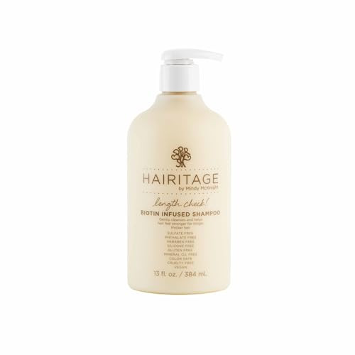 Hairitage Biotin Shampoo for Hair Growth - Sulfate-Free Thickening and Volumizing Formula with Jamaican Black Castor Oil for Women + Men - Hydrating Repair for Thinning + Hair Loss - 13 Fl Oz | Amazon (US)