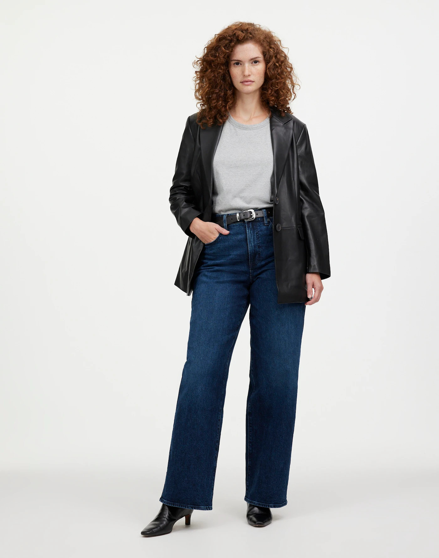 The Curvy Perfect Vintage Wide-Leg Jean | Madewell