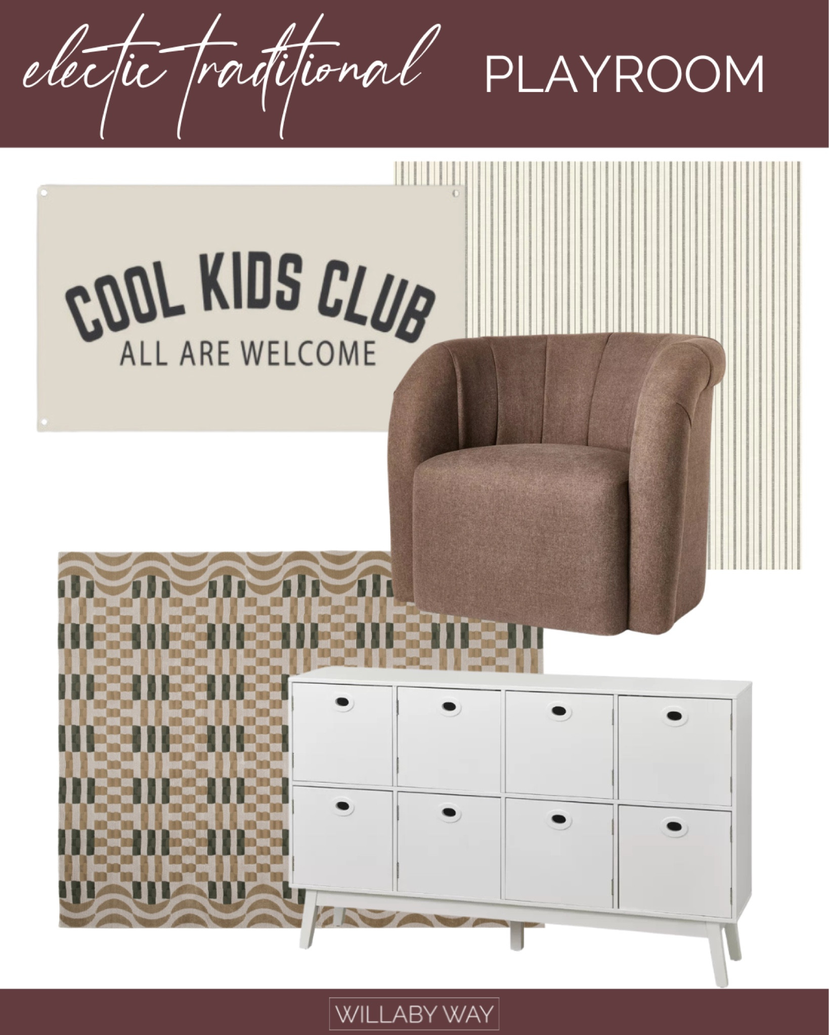 Eclectic Traditional Playroom Home Design

#LTKHome