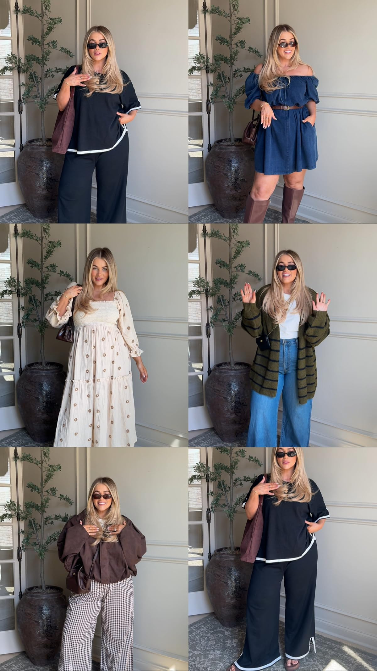 Amazon outfits for fall🤍 all sizing and outfit links are included below 

#LTKSaleAlert #LTKFallSale #LTKMidsize