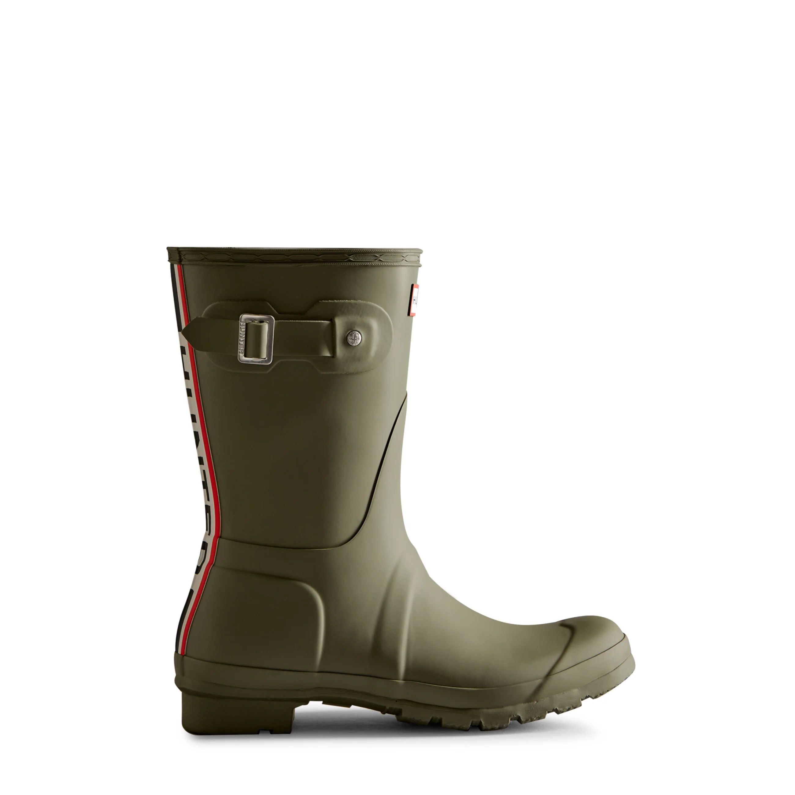 Women's Original Tri-Colour Logo Backstrap Short Rain Boots | Hunter Boots