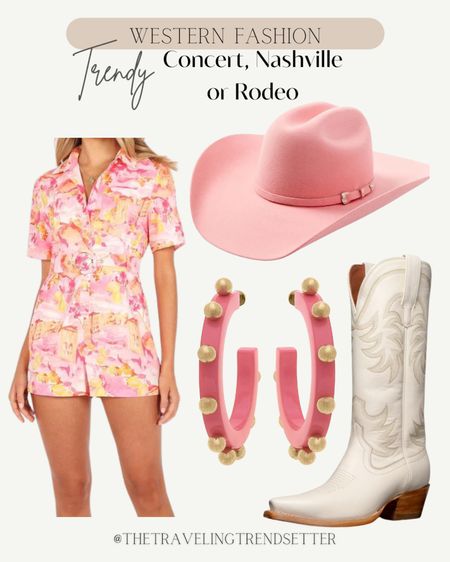 Trendy concert outfit , rodeo fashion , Nashville outfit , cowboy hat , cowgirl hat , romper , jumpsuit , hoops , Tecovas , white cowgirl
Boots , cream cowgirl
Boots , cowboy boots , booties , baby shower outfit 

#LTKtravel #LTKstyletip #LTKSeasonal