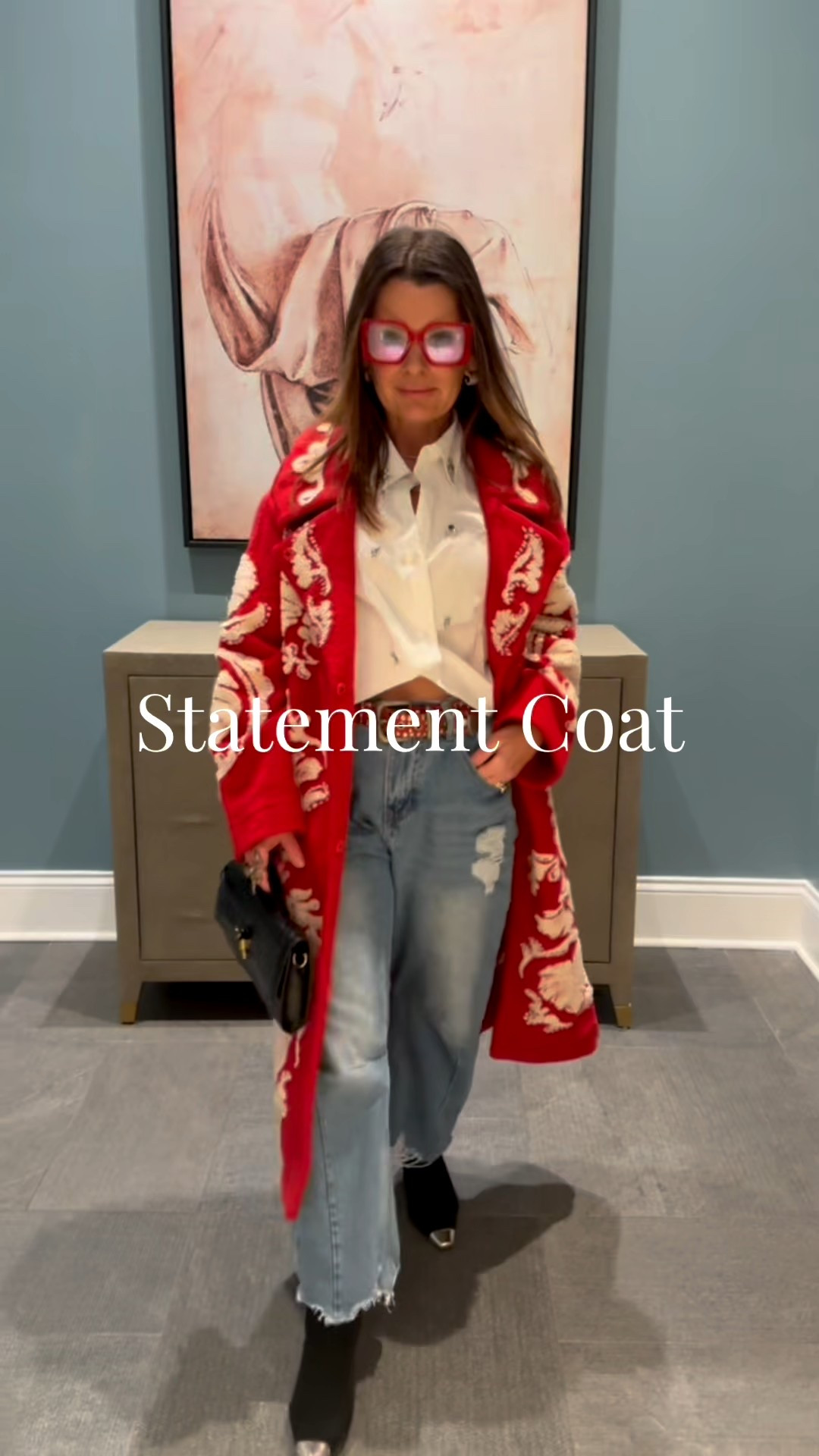 This statement cost is one of my all time favs!!! Wearing xs coat is slight variation of mine. I believe this years style. Slightly more floral 

#LTKootd #LTKgrwm